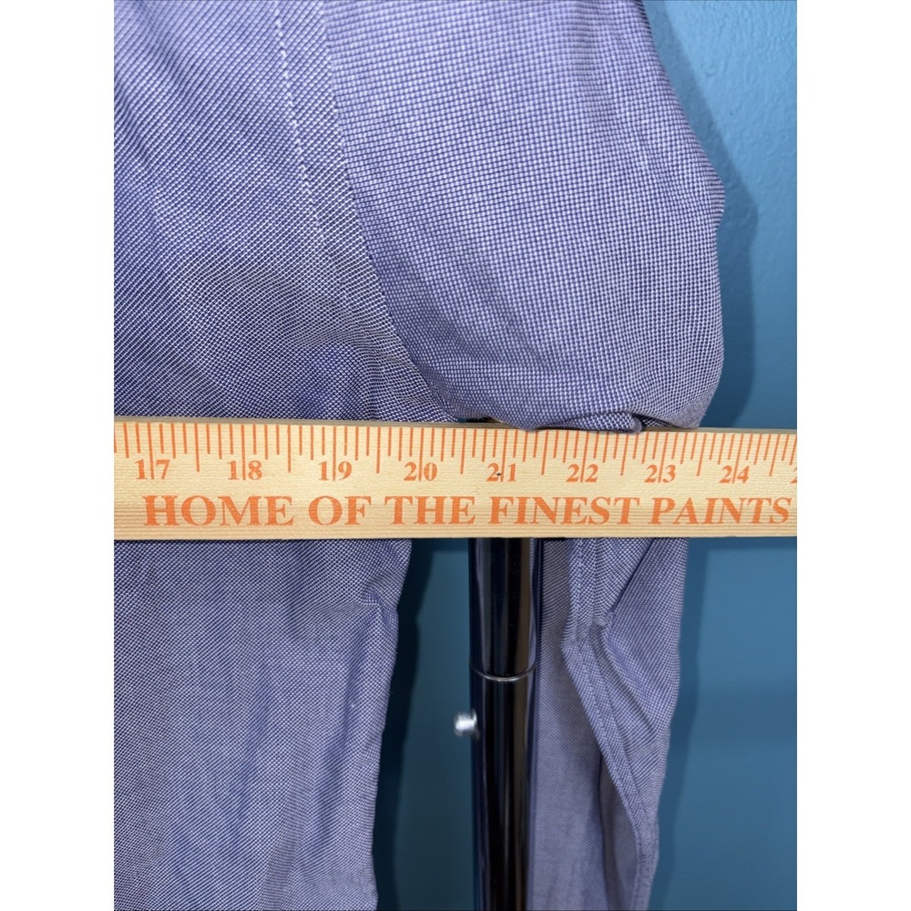 Eton Dress Shirt Long Sleeve Slim Medium 39 15.5 Blue Chambray Lot Of 2 Preppy - Picture 10 of 10